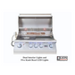 Lion Advanced Q 7-Foot BBQ Island With Gas Grill and Refrigerator
