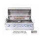 Lion Advanced Q 7-Foot BBQ Island With Gas Grill and Refrigerator