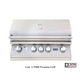 Lion Advanced Q 7-Foot BBQ Island With Gas Grill and Refrigerator