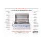 Lion Advanced Q 7-Foot BBQ Island With Gas Grill and Refrigerator