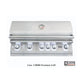 Lion American Q 8 3/4-Foot BBQ Island With Gas Grill, Side Burner & Refrigerator