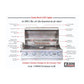 Lion American Q 8 3/4-Foot BBQ Island With Gas Grill, Side Burner & Refrigerator