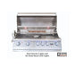 Lion American Q 8 3/4-Foot BBQ Island With Gas Grill, Side Burner & Refrigerator