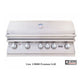 Lion American Q 8 3/4-Foot BBQ Island With Gas Grill, Side Burner & Refrigerator