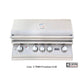 Lion American Q 8 3/4-Foot BBQ Island With Gas Grill, Side Burner & Refrigerator