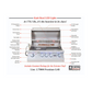 Lion Commercial Q 8 3/4-Foot BBQ Island With Gas Grill, Side Burner, Sink & Refrigerator