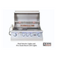 Lion Commercial Q 8 3/4-Foot BBQ Island With Gas Grill, Side Burner, Sink & Refrigerator