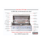 Lion Commercial Q 8 3/4-Foot BBQ Island With Gas Grill, Side Burner, Sink & Refrigerator