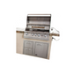 Lion Commercial Q 8 3/4-Foot BBQ Island With Gas Grill, Side Burner, Sink & Refrigerator