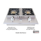 Lion Commercial Q 8 3/4-Foot BBQ Island With Gas Grill, Side Burner, Sink & Refrigerator