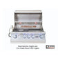 Lion Premium Q 8-Foot BBQ Island With Gas Grill, Side Burner, Sink & Refrigerator