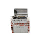Lion Premium Q 8-Foot BBQ Island With Gas Grill, Side Burner, Sink & Refrigerator