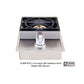 Lion Premium Q 8-Foot BBQ Island With Gas Grill, Side Burner, Sink & Refrigerator