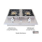 Lion Premium Q 8-Foot BBQ Island With Gas Grill, Side Burner, Sink & Refrigerator