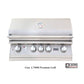 Lion Premium Q 8-Foot BBQ Island With Gas Grill, Side Burner, Sink & Refrigerator