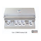 Lion Premium Q 8-Foot BBQ Island With Gas Grill, Side Burner, Sink & Refrigerator