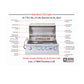 Lion Premium Q 8-Foot BBQ Island With Gas Grill, Side Burner, Sink & Refrigerator