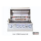 Lion Premium Q 8-Foot BBQ Island With Gas Grill, Side Burner, Sink & Refrigerator