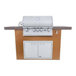 Lion Prominent Q 6-Foot BBQ Island With Gas Grill