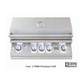 Lion Quality Q 8-Foot BBQ Island With Gas Grill, Side Burner & Refrigerator