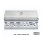 Lion Quality Q 8-Foot BBQ Island With Gas Grill, Side Burner & Refrigerator