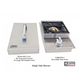 Lion Quality Q 8-Foot BBQ Island With Gas Grill, Side Burner & Refrigerator
