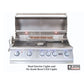 Lion Sensational Q 7-Foot BBQ Island With Gas Grill, Side Burner & Refrigerator