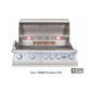 Lion Sensational Q 7-Foot BBQ Island With Gas Grill, Side Burner & Refrigerator