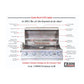 Lion Sensational Q 7-Foot BBQ Island With Gas Grill, Side Burner & Refrigerator