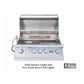 Lion Sensational Q 7-Foot BBQ Island With Gas Grill, Side Burner & Refrigerator