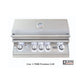 Lion Sensational Q 7-Foot BBQ Island With Gas Grill, Side Burner & Refrigerator