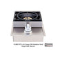 Lion Sensational Q 7-Foot BBQ Island With Gas Grill, Side Burner & Refrigerator