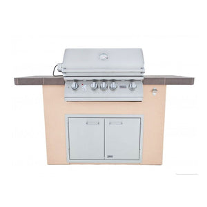 Lion Superior Q 6-Foot BBQ Island With Gas Grill