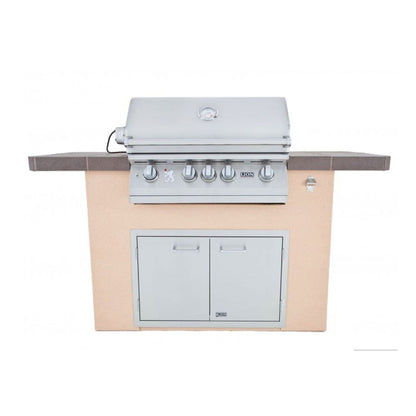 Lion Superior Q 6-Foot BBQ Island With Gas Grill