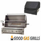 Luxor 42" Built In Propane Grill w/ Rotisserie Kit & LED Lights AHT-42RCV-L-BI-LP