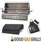 Natural Gas Grill Luxor 54" Built-in with Rotisserie AHT-54RCV-L-BI-NG