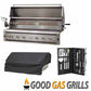 Natural Gas Grill Luxor 54" Built-in with Rotisserie AHT-54RCV-L-BI-NG