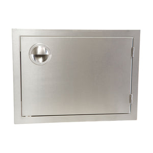 Luxor 14" x 20" Stainless Steel Horizontal Single Door Left Handle Slimline Series AHT-ADB-1420HL