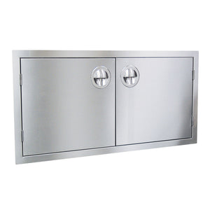 Luxor 42" Stainless Steel Double Door Slimline Series AHT-ADB-42