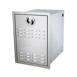 Luxor Large Propane / Trash Can Holder Slimline Series AHT-TS-L