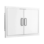 PCM 25-Inch Stainless Steel Double Access Door - BBQ-260-AD25 + BBQ-350H