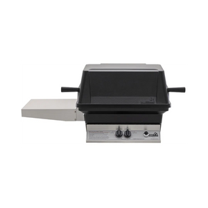 PGS A30 Cast Aluminum Gas Grill On Black Patio Base