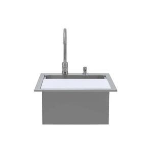PGS 21-Inch Drop-In Sink with Faucet