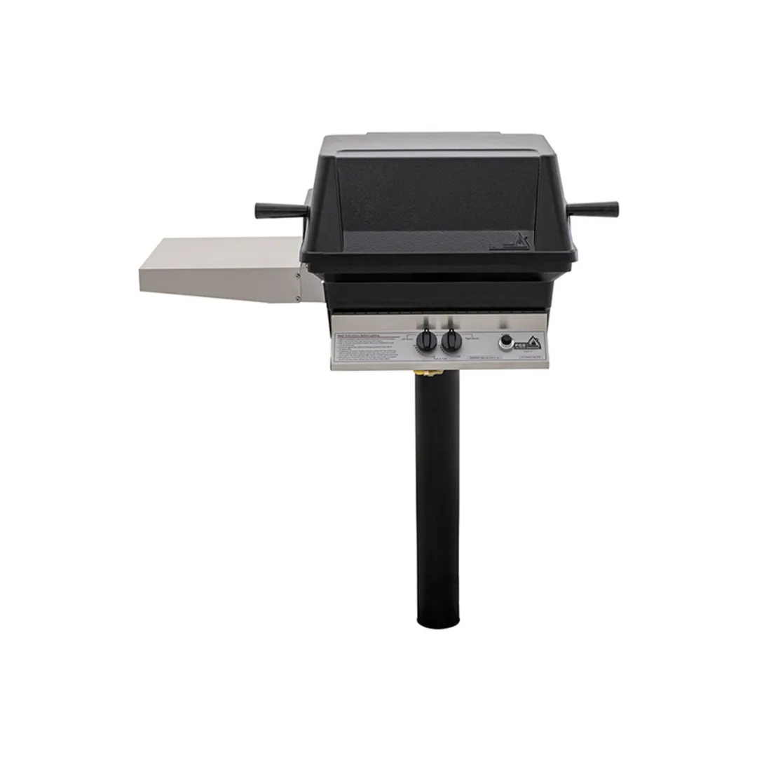 PGS A30 Cast Aluminum Gas Grill On In-Ground Post