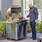 PGS T-Series Commercial 30 Inch Electric Grill On Pedestal with Timer