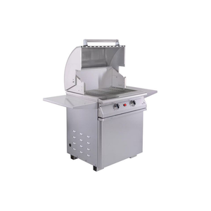 PGS T-Series Commercial 30 Inch Electric Grill On Pedestal with Timer