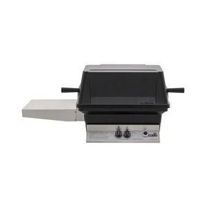 PGS A30 Cast Aluminum Gas Grill On Black Portable Pedestal Base