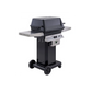 PGS T-Series T40 Commercial Cast Aluminum Gas Grill With Timer On Black Portable Pedestal Base