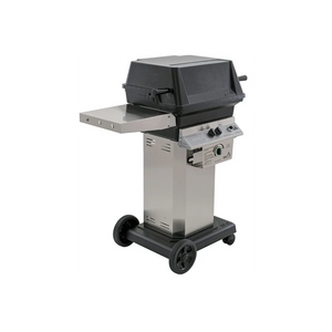 PGS T-Series T30 Commercial Cast Aluminum Gas Grill With Timer On Stainless Steel Portable Pedestal Base