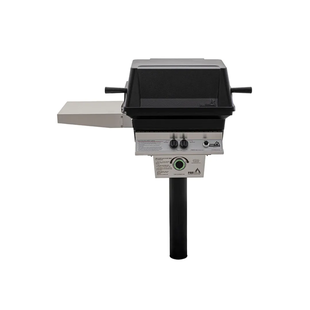 PGS T-Series T30 Commercial Cast Aluminum Gas Grill With Timer On In-Ground Post